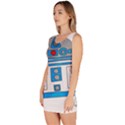 Technology-clip-art-r2d2 Bodycon Dress View2