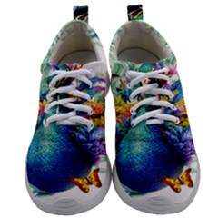 Bird-peafowl-painting-drawing-feather-birds Mens Athletic Shoes by 99art