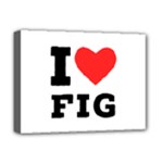 I love fig  Deluxe Canvas 16  x 12  (Stretched) 