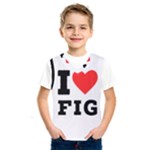 I love fig  Kids  Basketball Tank Top
