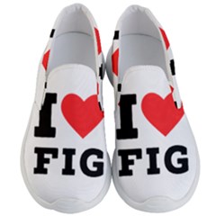 I Love Fig  Men s Lightweight Slip Ons by ilovewhateva