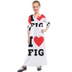 I love fig  Kids  Quarter Sleeve Maxi Dress