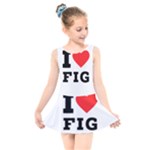 I love fig  Kids  Skater Dress Swimsuit
