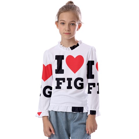 I Love Fig  Kids  Frill Detail Tee by ilovewhateva