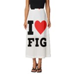 I love fig  Classic Midi Chiffon Skirt