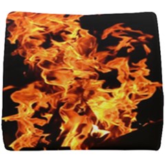 Live Coals Seat Cushion by artworkshop