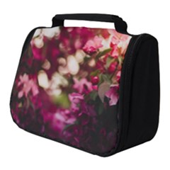 Pink Flower Full Print Travel Pouch (small)