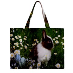 Rabbit Zipper Mini Tote Bag by artworkshop