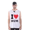 I love rum Men s Basketball Tank Top View1