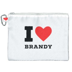 I Love Brandy Canvas Cosmetic Bag (xxl) by ilovewhateva