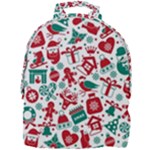 Background Vector Texture Christmas Winter Pattern Seamless Mini Full Print Backpack