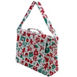 Background Vector Texture Christmas Winter Pattern Seamless Box Up Messenger Bag