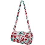 Background Vector Texture Christmas Winter Pattern Seamless Mini Cylinder Bag