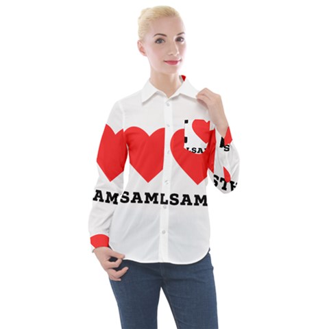 I Love Balsamic Women s Long Sleeve Pocket Shirt by ilovewhateva