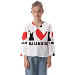 I Love Balsamic Kids  Sailor Shirt by ilovewhateva