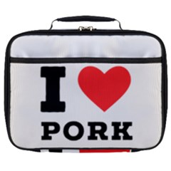 I Love Pork  Full Print Lunch Bag by ilovewhateva
