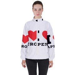 I Love Aperol Women s High Neck Windbreaker by ilovewhateva