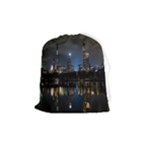 New York Night Central Park Skyscrapers Skyline Drawstring Pouch (Medium)