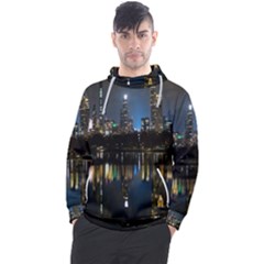 New York Night Central Park Skyscrapers Skyline Men s Pullover Hoodie by Cowasu