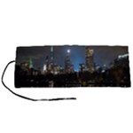 New York Night Central Park Skyscrapers Skyline Roll Up Canvas Pencil Holder (S)