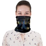 New York Night Central Park Skyscrapers Skyline Face Covering Bandana (Adult)