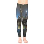 New York Night Central Park Skyscrapers Skyline Kids  Classic Winter Leggings