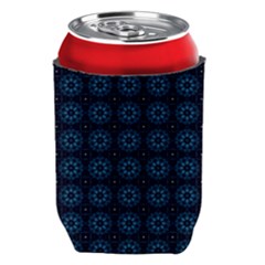 Blue Floral Pattern Geometric Pattern Can Holder