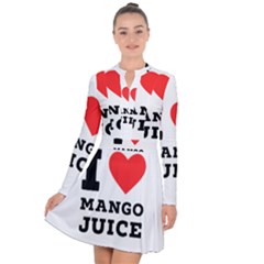 I Love Mango Juice  Long Sleeve Panel Dress by ilovewhateva