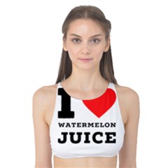 I Love Watermelon Juice Tank Bikini Top by ilovewhateva