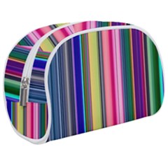 Pastel Colors Striped Pattern Make Up Case (medium) by Bangk1t