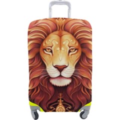Lion Star Sign Astrology Horoscope Luggage Cover (large) by Bangk1t