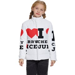 I Love Cherry Juice Kids  Puffer Bubble Jacket Coat by ilovewhateva