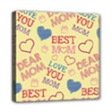 Love Mom Happy Mothers Day I Love Mom Graphic Pattern Mini Canvas 8  x 8  (Stretched) View1