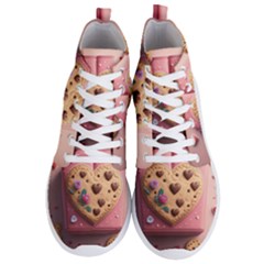 Cookies Valentine Heart Holiday Gift Love Men s Lightweight High Top Sneakers by Ndabl3x