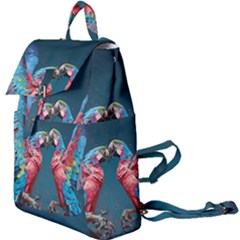 Birds Parrots Love Ornithology Species Fauna Buckle Everyday Backpack by Ndabl3x