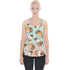 Cupcakes Cake Pie Pattern Piece Up Tank Top