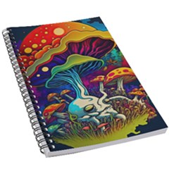 Mushrooms Fungi Psychedelic 5 5  X 8 5  Notebook by Ndabl3x