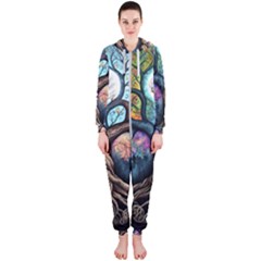 Tree Colourful Hooded Jumpsuit (ladies) by Ndabl3x