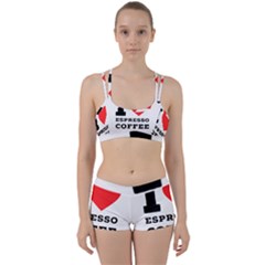 I Love Espresso Coffee Perfect Fit Gym Set by ilovewhateva