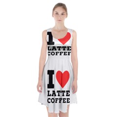 I Love Latte Coffee Racerback Midi Dress by ilovewhateva