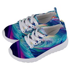 Wave Ocean Sea Tsunami Nautical Nature Water Kids  Lightweight Sports Shoes by Wav3s