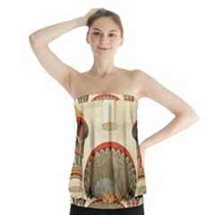 Egyptian Architecture Column Strapless Top by Wav3s