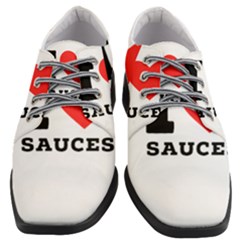 I Love Sauces Women Heeled Oxford Shoes by ilovewhateva