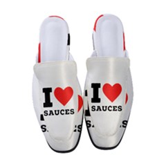 I Love Sauces Women s Classic Backless Heels by ilovewhateva