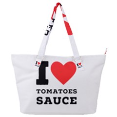I Love Tomatoes Sauce Full Print Shoulder Bag by ilovewhateva