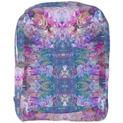 Roses Liquify Full Print Backpack by kaleidomarblingart