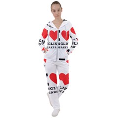 I Love English Breakfast  Women s Tracksuit by ilovewhateva