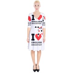I Love English Breakfast  Wrap Up Cocktail Dress by ilovewhateva