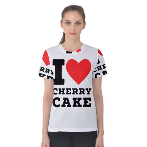 I Love Cherry Cake Women s Cotton Tee by ilovewhateva