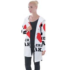 I Love Cherry Cake Longline Hooded Cardigan by ilovewhateva